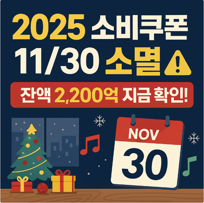 2025 소비쿠폰 11.30소멸