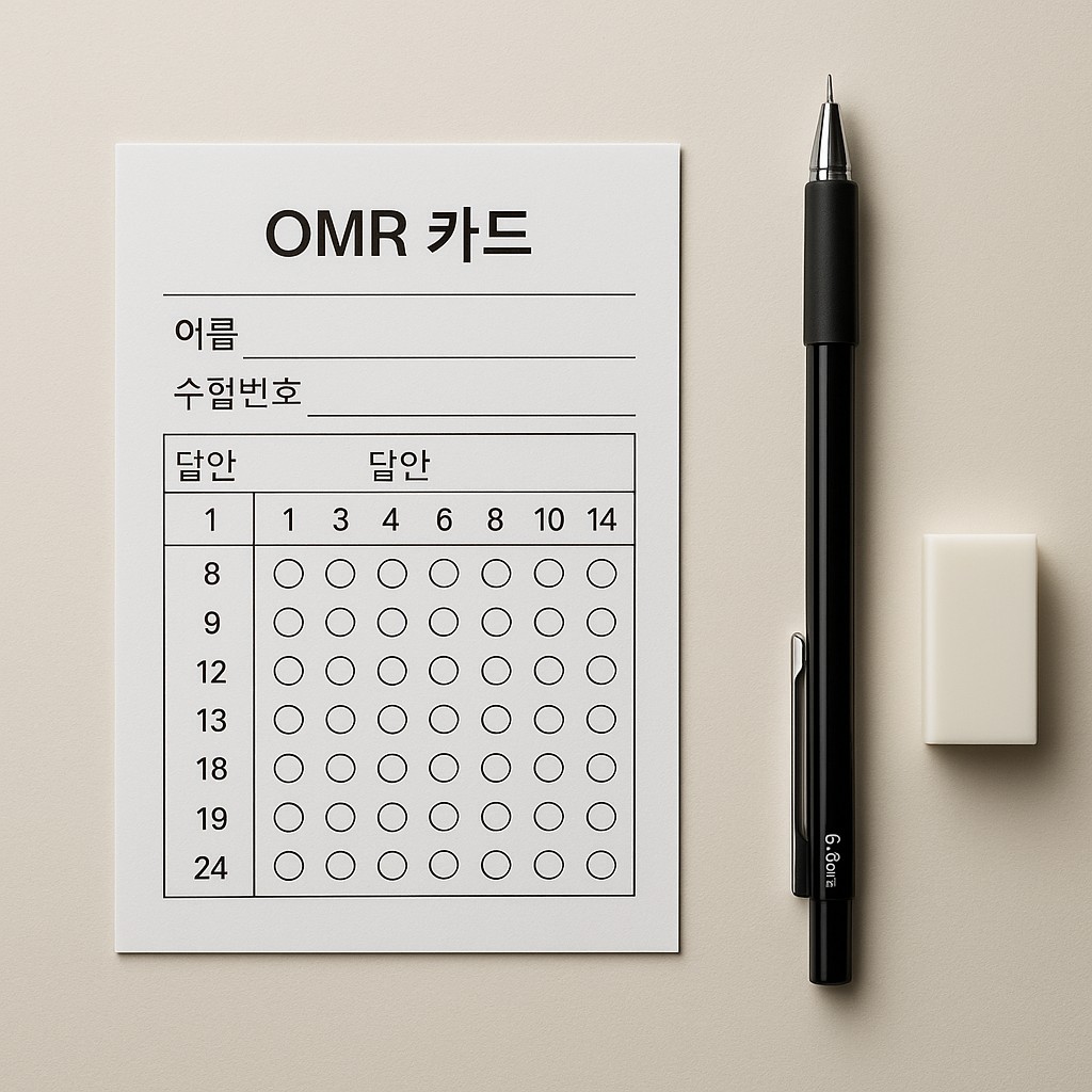 OMR 마킹 실수 방지법: 5단계 루틴 19 ChatGPT Image 2025년 11월 12일 오후 08 51 06