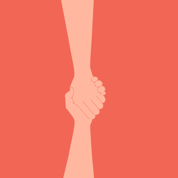 새시작을 도와주는 손