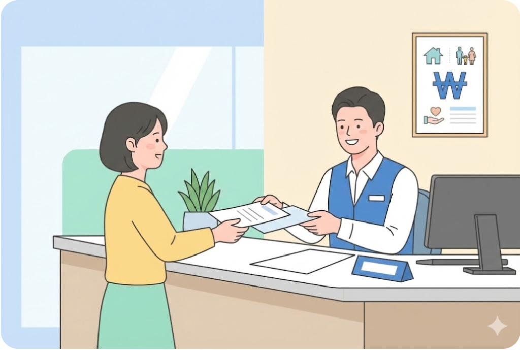 주민센터 방문 이미지