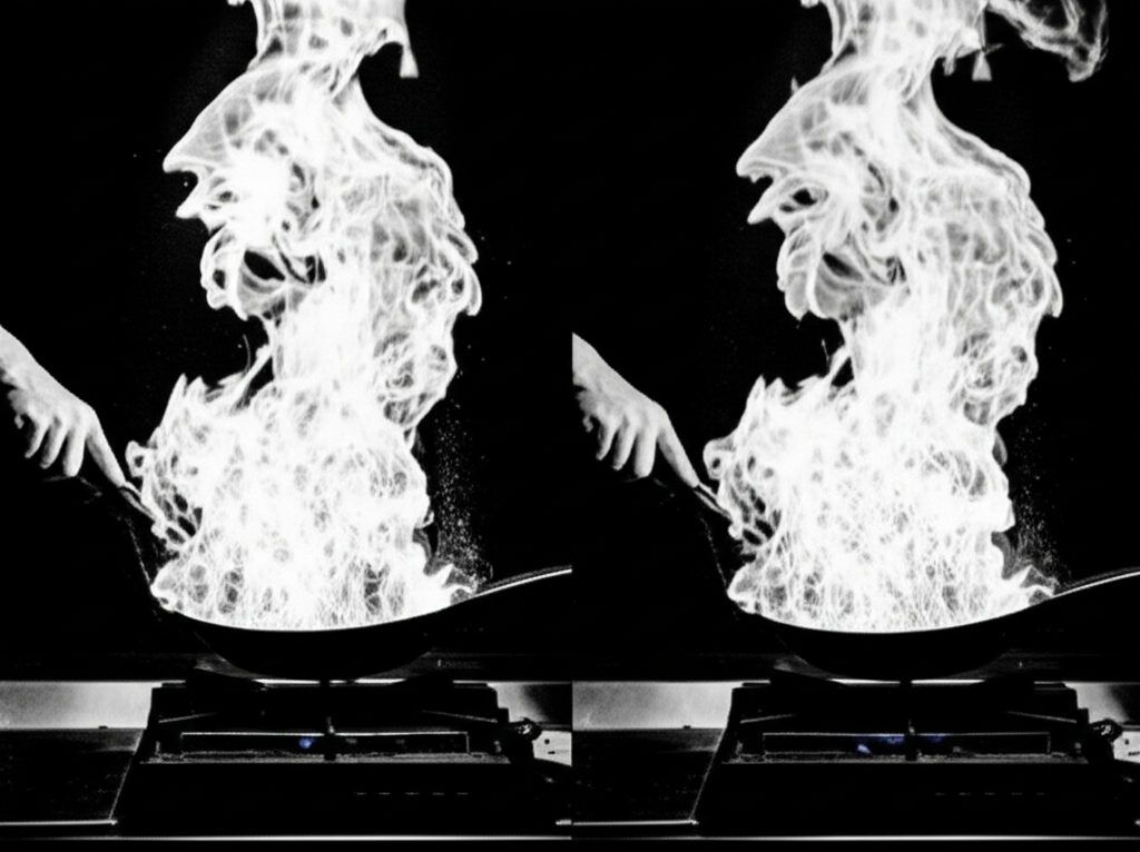 흑과 백, 불꽃 튀는 레시피 해석 대결