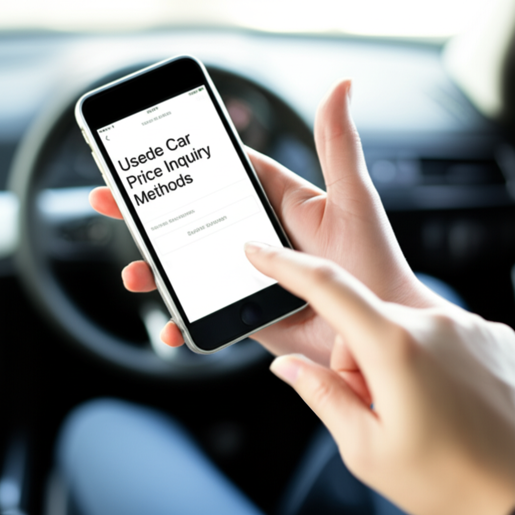 중고차 시세 조회 방법
