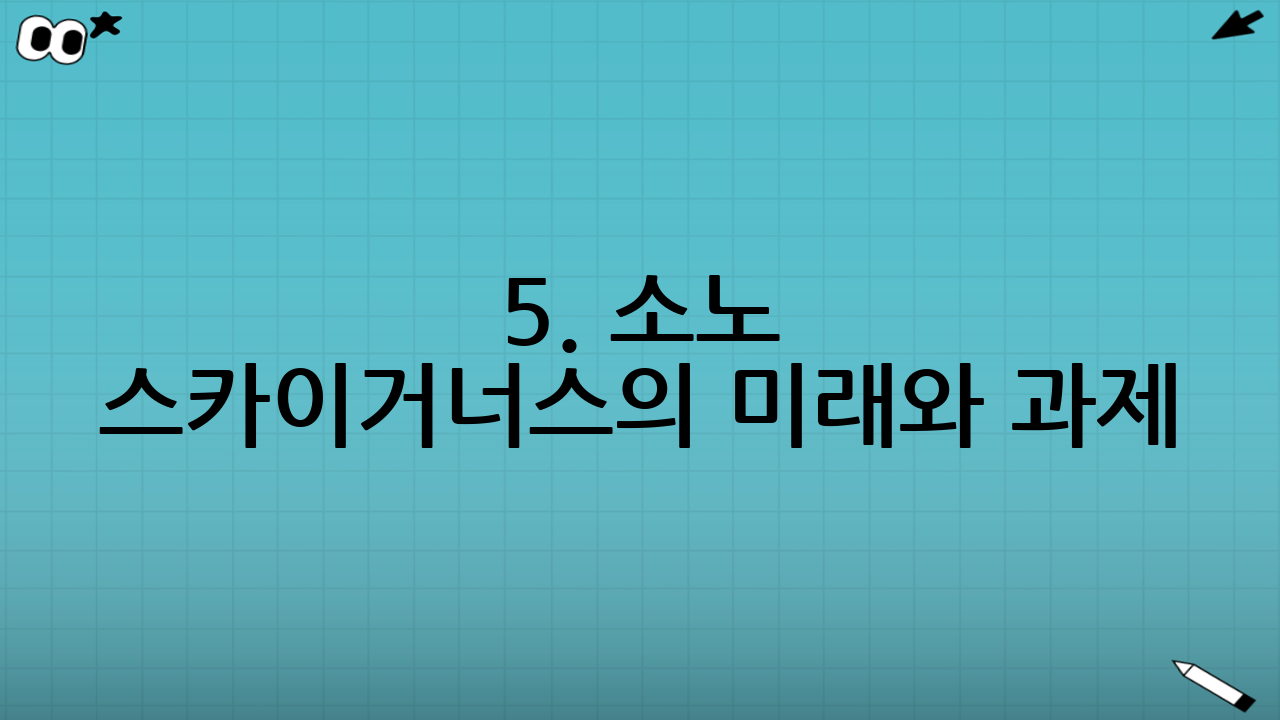 5. 소노 스카이거너스의 미래와 과제
