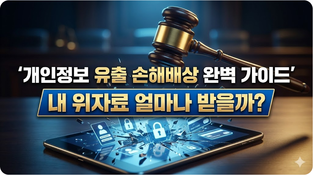 개인정보 유출 손해배상 완벽 가이드_내 위자료 얼마나 받을까?