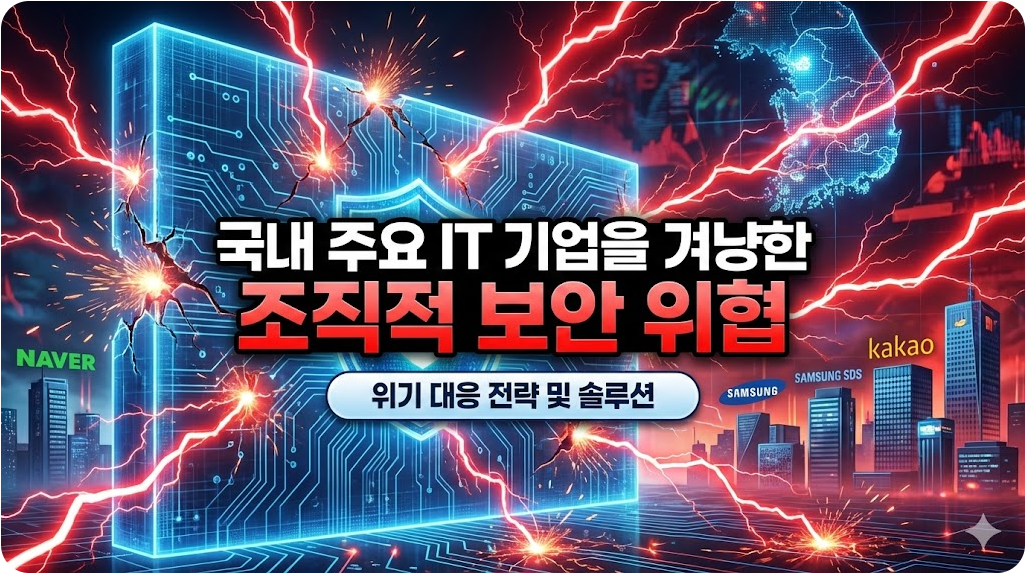 국내 주요 IT 기업을 겨냥한 조직적 보안 위협 이미지