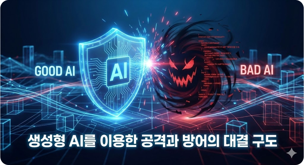 생성형 AI를 이용한 공격과 방어의 대결 구도 형상화