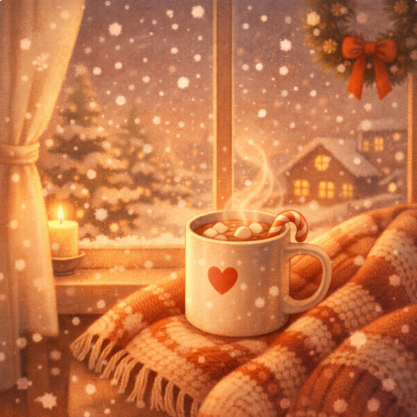 연말 분위기를 담은 따뜻한 겨울 감성 이미지