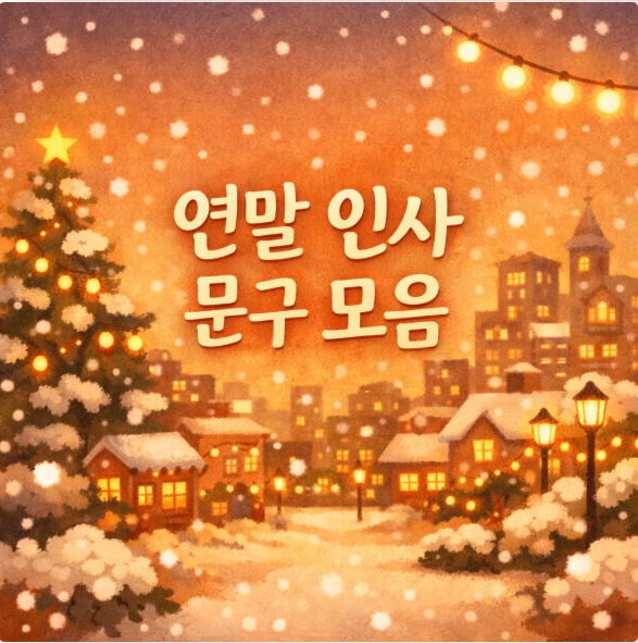연말 인사 문구 모음