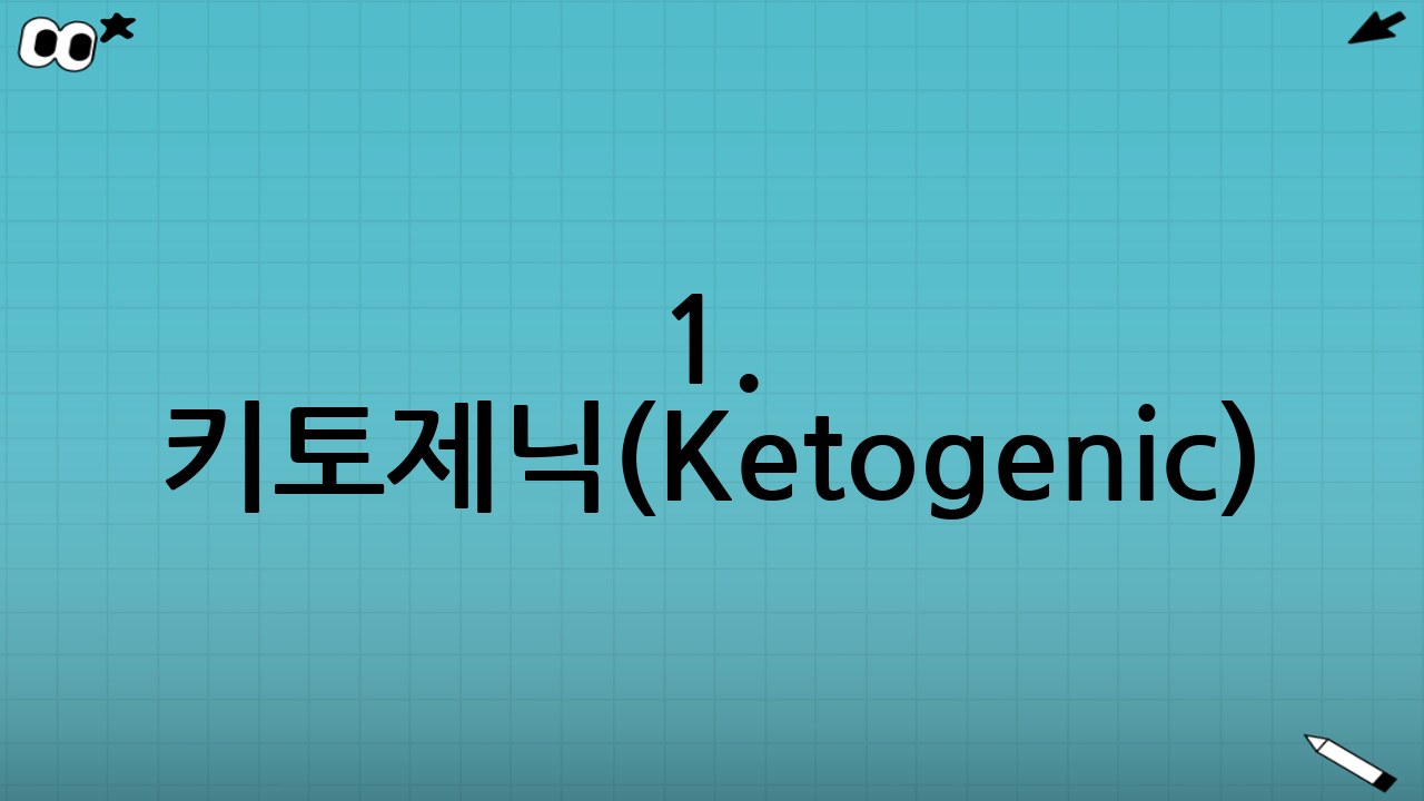 1. 키토제닉(Ketogenic) 다이어트란?