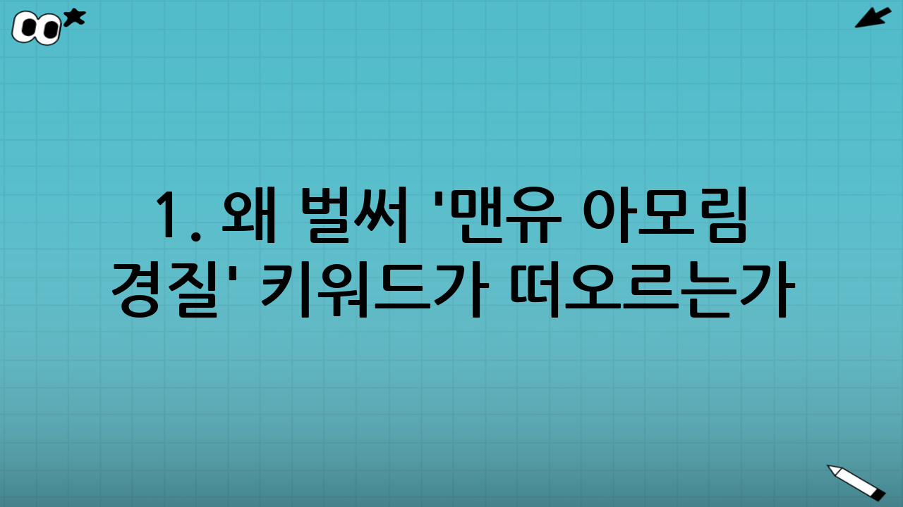 1. 왜 벌써 '맨유 아모림 경질' 키워드가 떠오르는가?