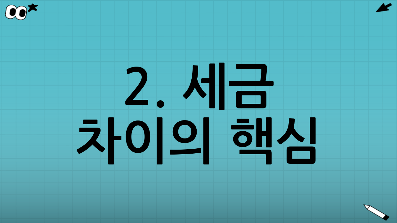2. 세금 차이의 핵심: 퇴직소득세 vs 연금소득세