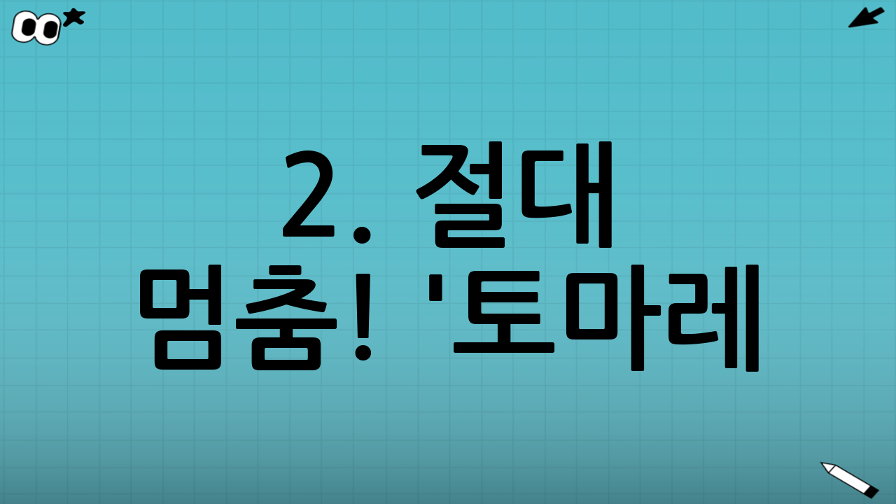 2. 절대 멈춤! '토마레(止まれ)' 표지판의 엄격함