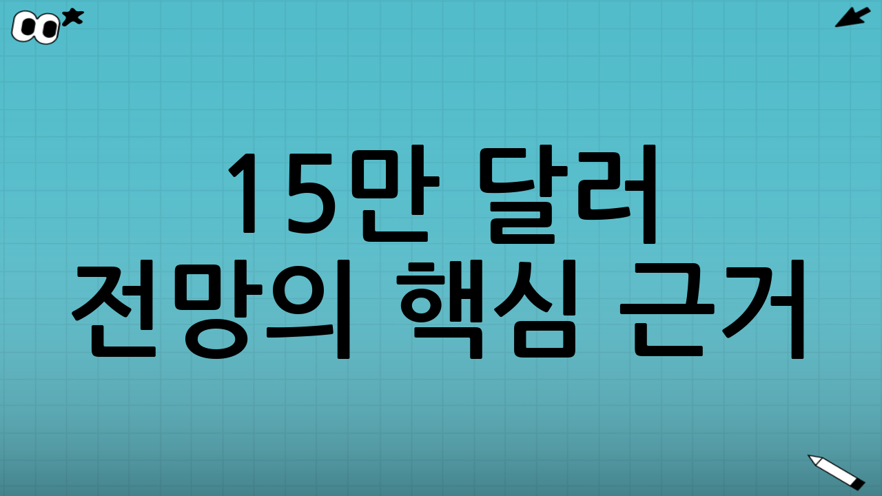 15만 달러 전망의 핵심 근거