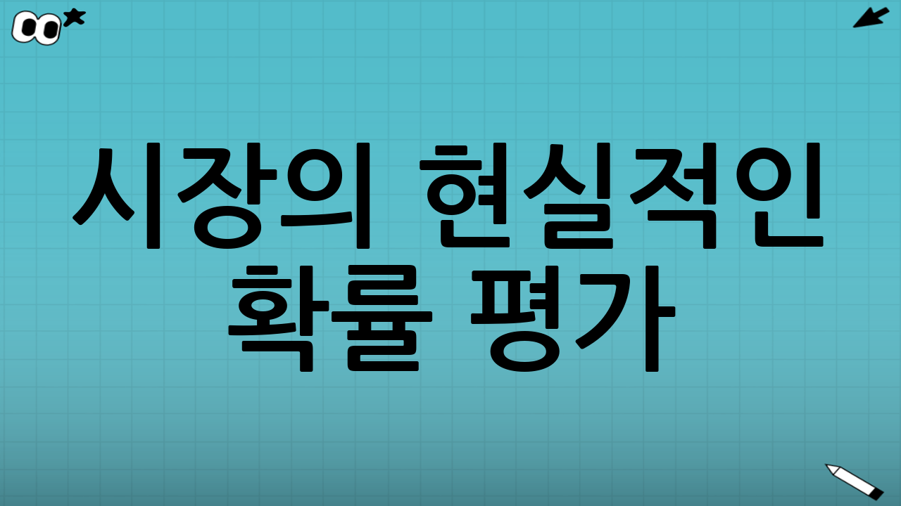 시장의 현실적인 확률 평가