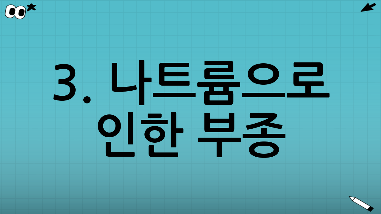 3. 나트륨으로 인한 부종 (수분 정체)