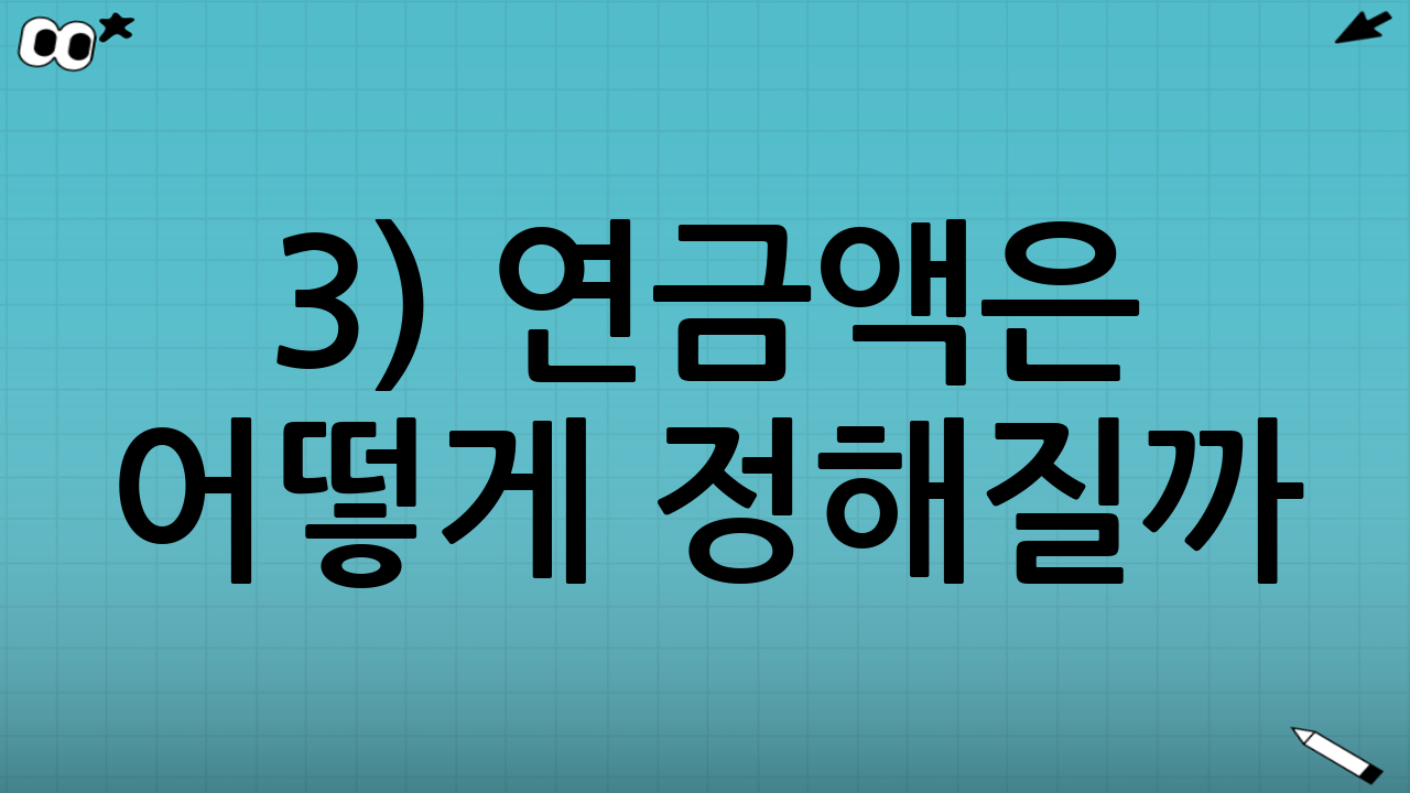 3) 연금액은 어떻게 정해질까? ‘기초연금액’ 이해하기