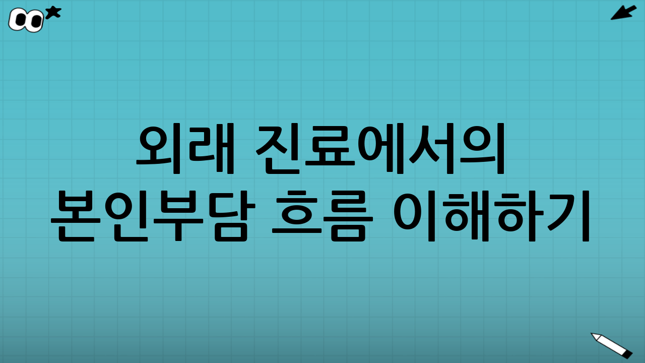 외래 진료에서의 본인부담 흐름 이해하기