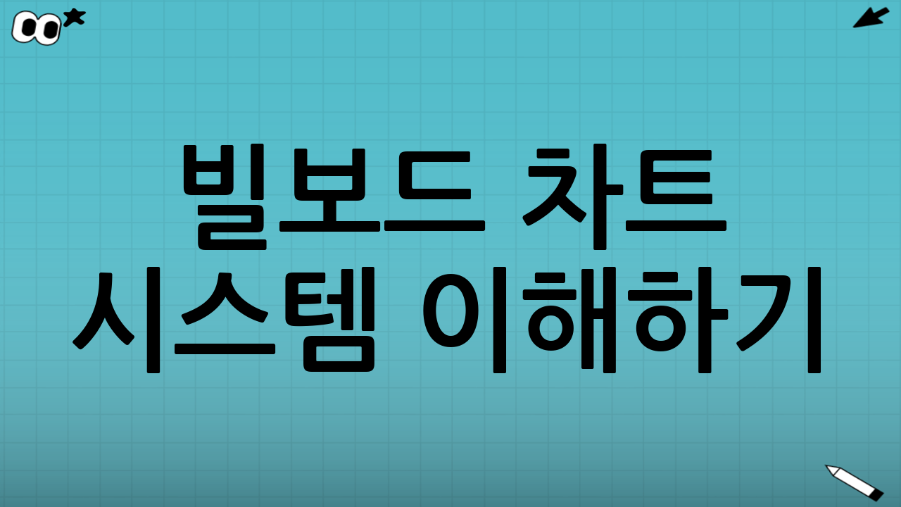 빌보드 차트 시스템 이해하기