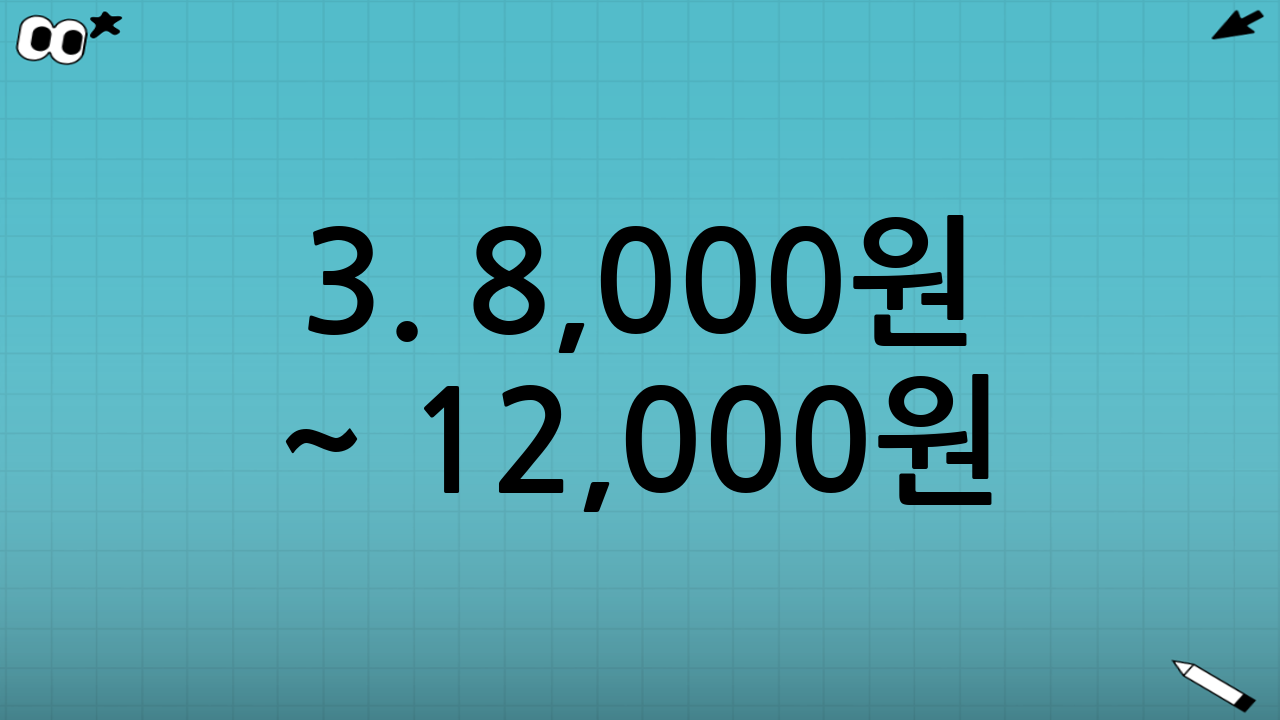 3. 8,000원 ~ 12,000원: 프리미엄 관리 조합 (럭셔리)