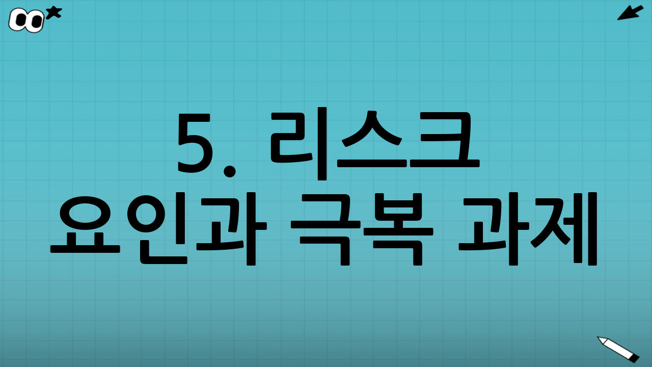 5. 리스크 요인과 극복 과제