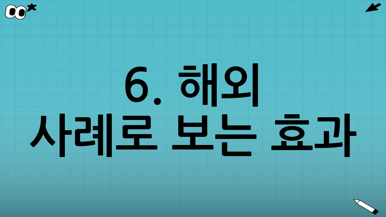 6. 해외 사례로 보는 효과