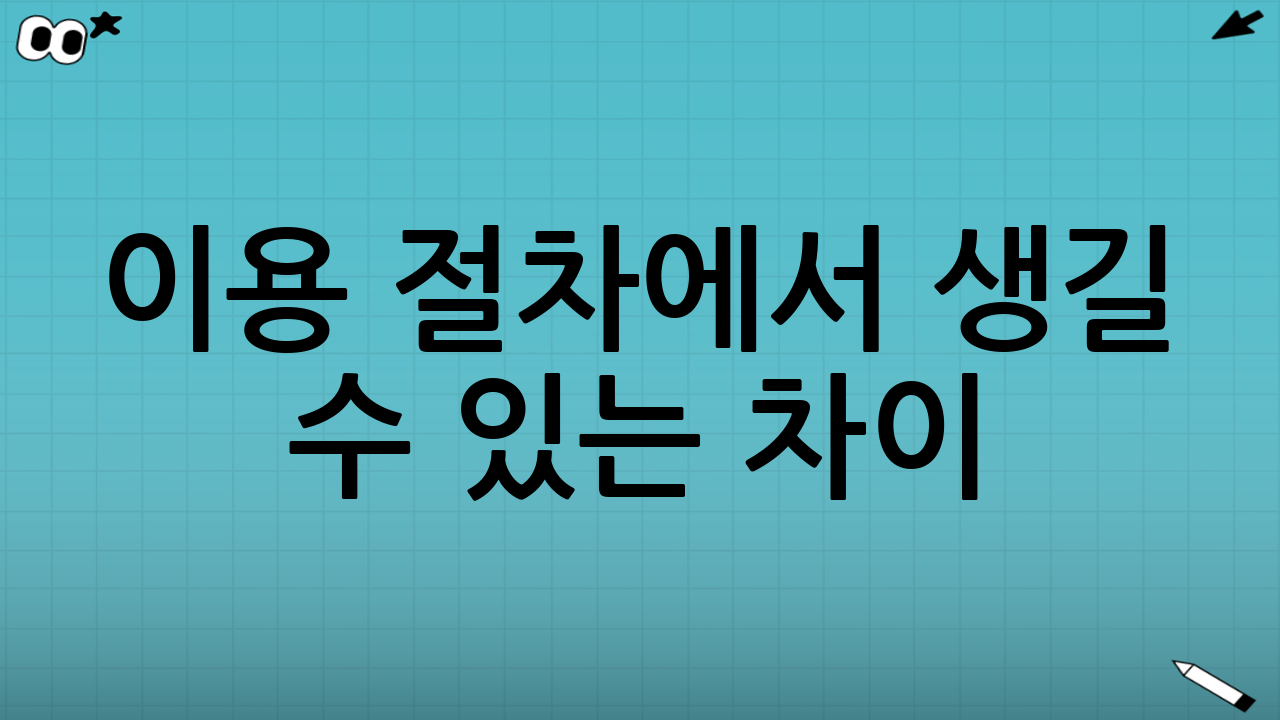 이용 절차에서 생길 수 있는 차이: 병원 선택과 의뢰 흐름