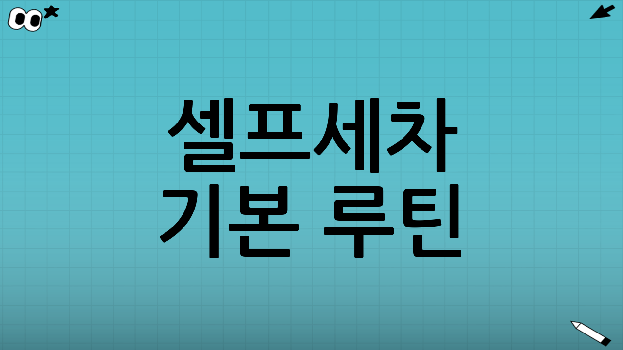 셀프세차 기본 루틴: 최소 동선으로 깔끔하게