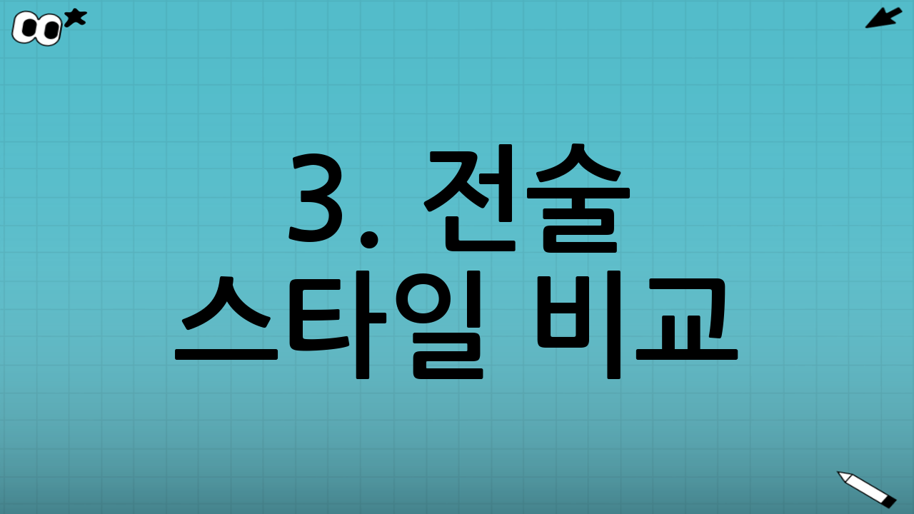 3. 전술 스타일 비교: 피지컬 vs 스피드