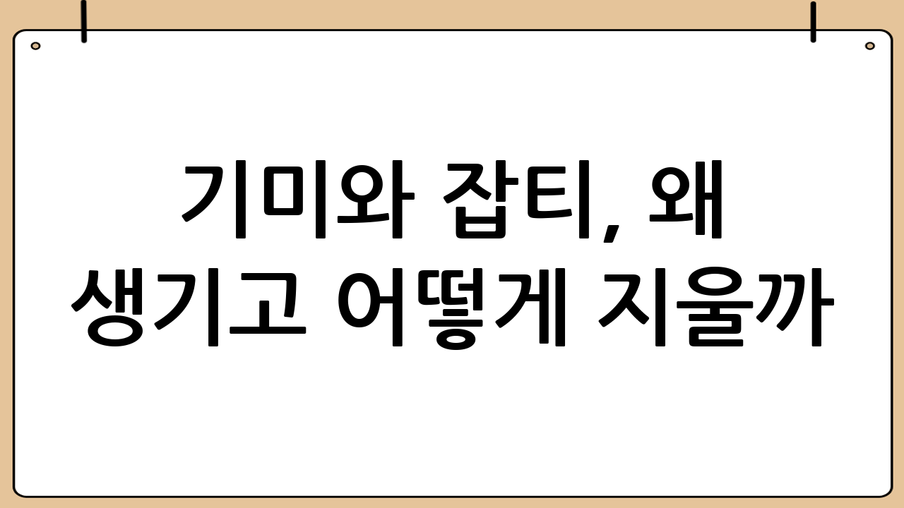 기미와 잡티, 왜 생기고 어떻게 지울까?