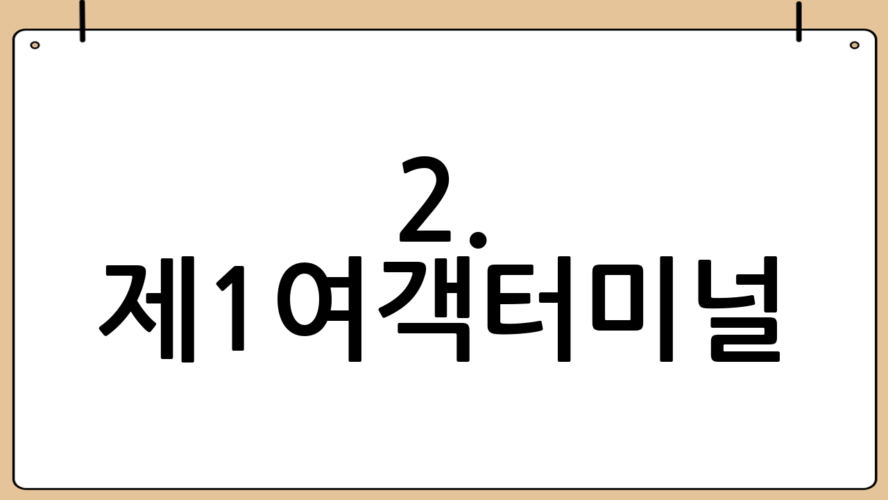 2. 제1여객터미널(T1)의 핵심 브랜드 라인업