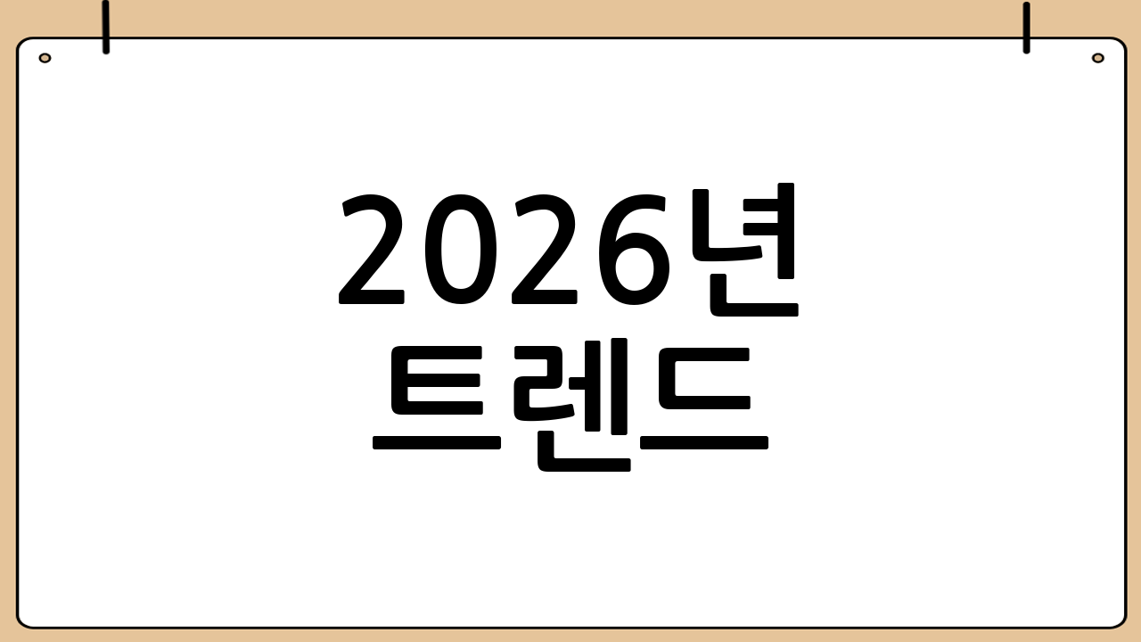 2026년 트렌드: 트래블 카드와 모바일 월렛